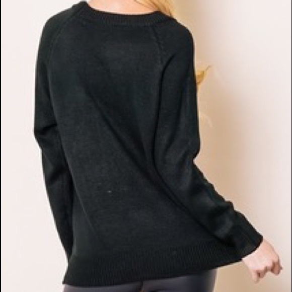 Last 1! New Cozy LOVE Cable Knit Heart Sweater - Picture 5 of 5